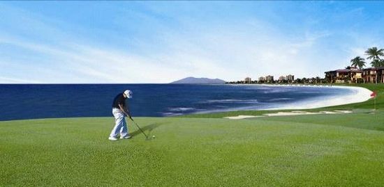 清水湾18洞滨海高尔夫球场正式对外营业(组图